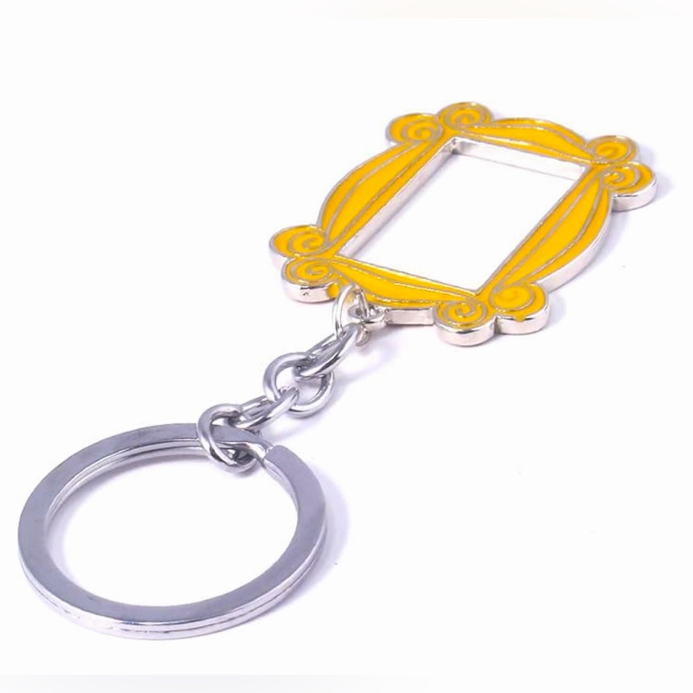 NIP Friends TV Show Door Frame Keychain Bag Charm Monica's Yellow Door Frame